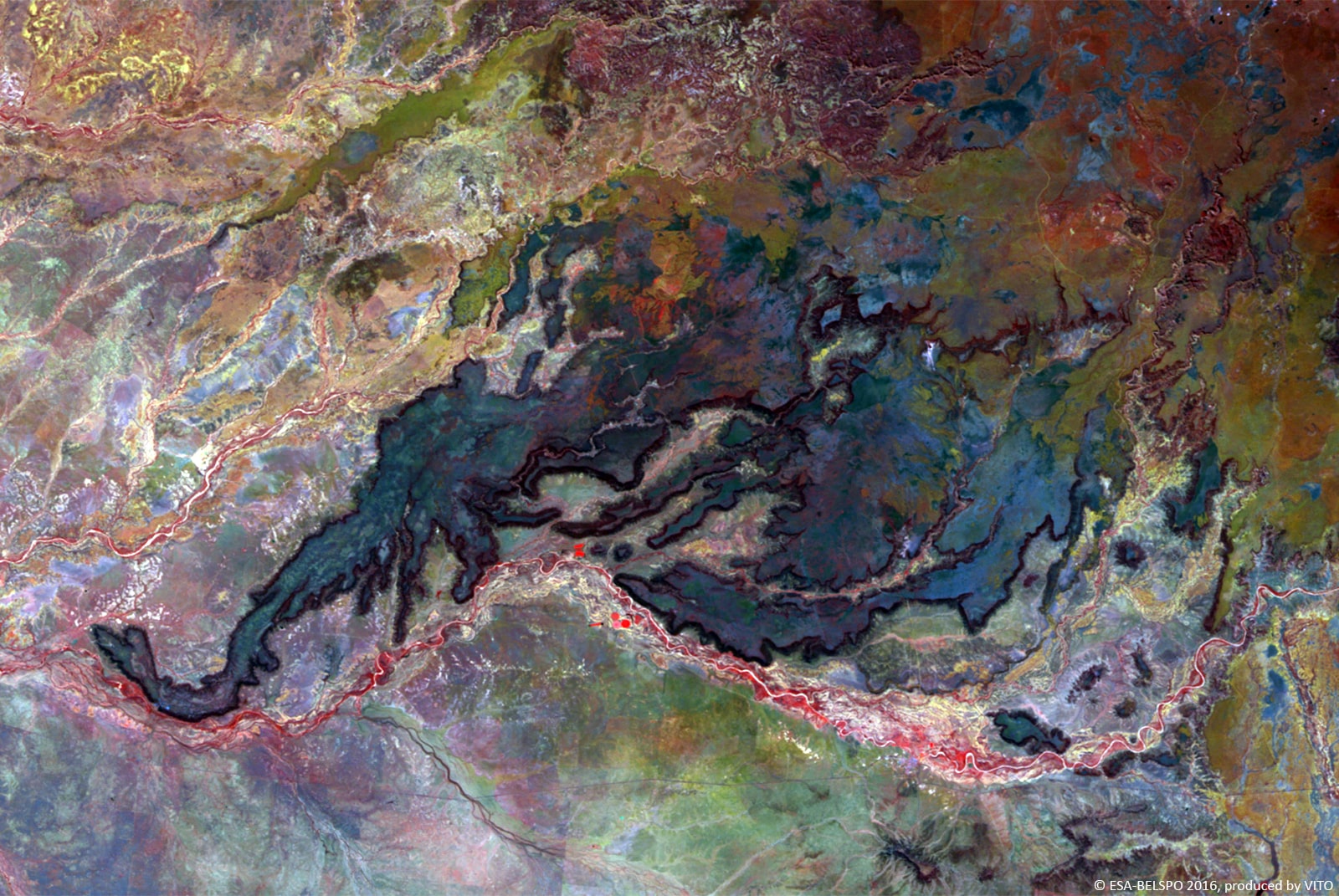  PROBA-V 100 m image of Porcupine Gorge National Park, Australia-min